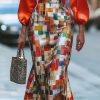 Mermaid Wrap Rainbow Plaid Skirts Bottoms