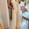 Loose Sleeveless Pockets Split-side Jumpsuits